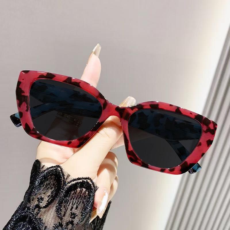 New Unisex Fashion Myopia Sunglasses with Black-Gray Lenses UV Protection Women's Retro Oversized Prescription Glasses -3.5-4.0