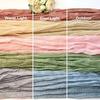 Gefalteter Tischläufer Knitterstoff Gaze Tischdecke für Hochzeitsfeier Dekoration Rustikaler Eleganter Akzent für Esstisch für Zuhause Restaurant Außenveranstaltungen