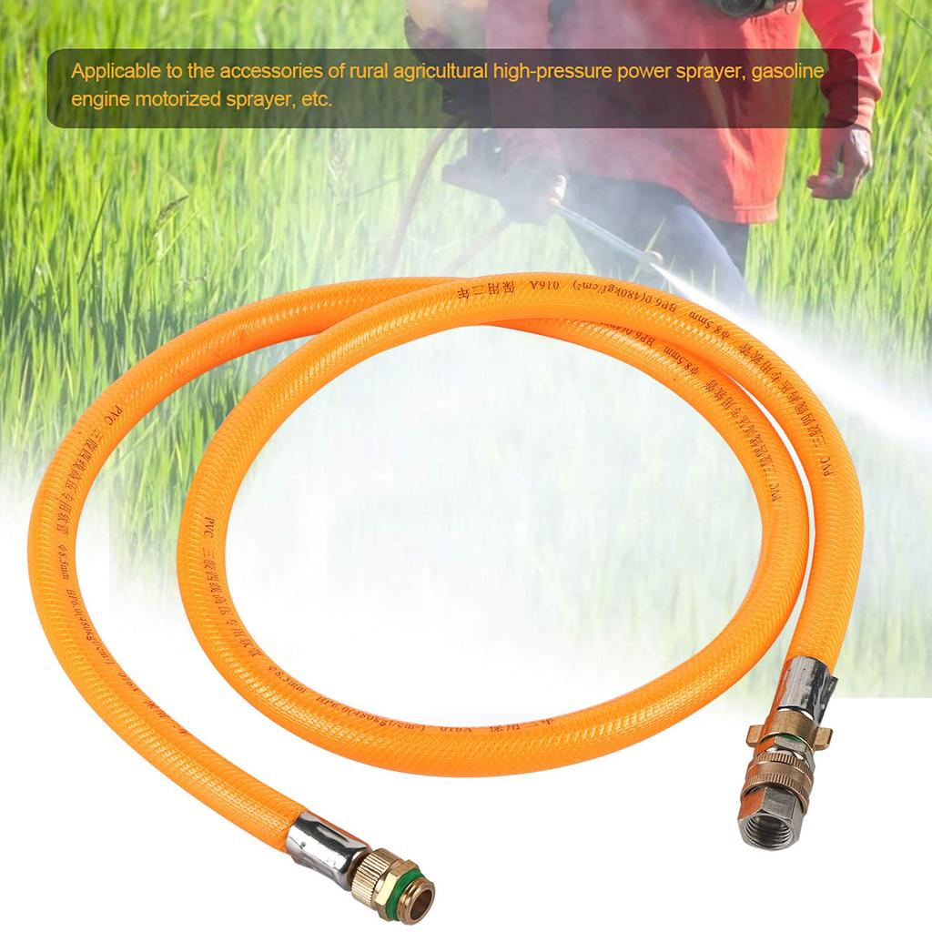 Gind Flexible Outlet Pipe, Snap-On High-Pressure Hose for Agricultural Power Sprayers