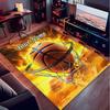 1PC Custom Name Basketball Hoop" Theme Floor Mat Ideal for Living Room, Game Rooms, Office, Bedroom, Office Floor Mat , Floor Mats for Home