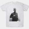 Anthony Bourdain Mittelfinger - Vintage Style Fan Art V2 T-Shirt, Weißes T-Shirt