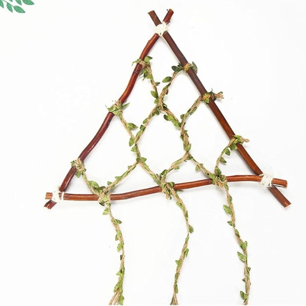New DIY Natural Jute Twine Artificial Leaves Twine Vine Jute Twine 5MM 10m Roll Burlap String