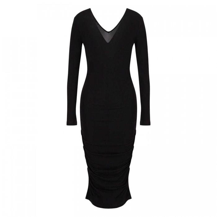 Armani Exchange Damen/Damen V-Ausschnitt Bodycon Kleid