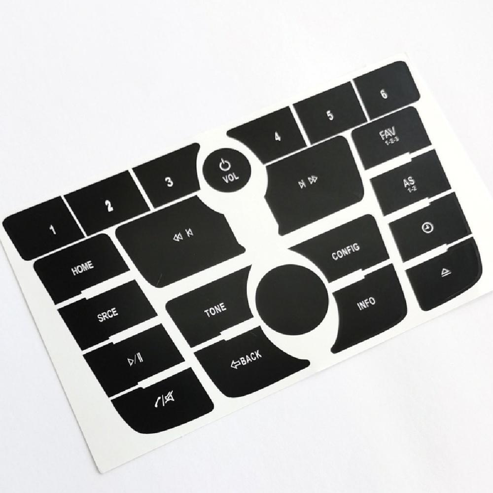 

New Radio Audio Button Repair Decal Sticker Black For Buick Verano 2012-2015/ Encore