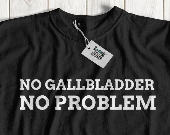 Unisex Gallbladder T-Shirt Cholecystectomy Gift Gallstones Surgery Tee Operation S