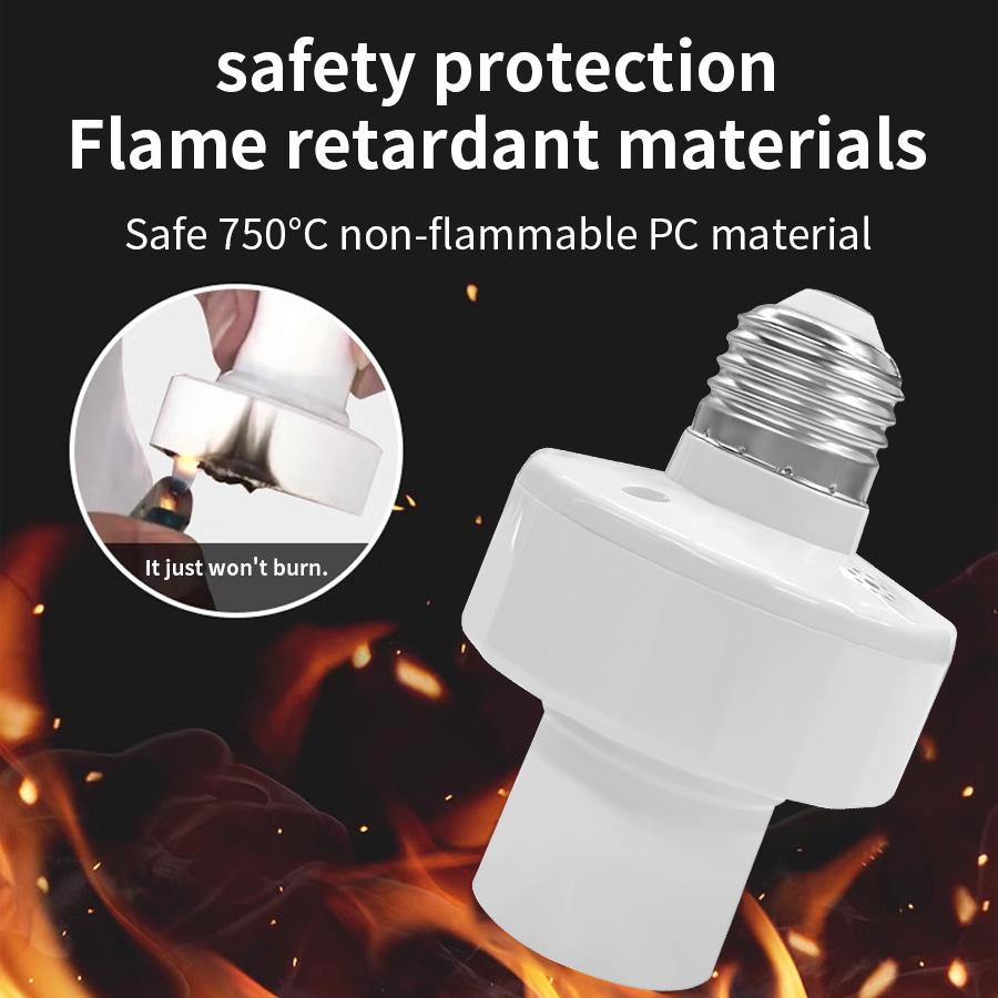 86-265 V E27 E26 Bulb Holder E27 Smart Lamp for RF 433Mhz Remote Wireless Wall Panel Switch