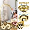 2 Pcs Advanced Sink Kitchen Strainer Filter Sink Stopper Stainless Steel
