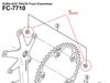 Shimano gear fixing bolts x and nuts of (M8 6) (5 each)