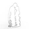 Art Pattern of Lovers Falling In Love Metal Steel Cutting Dies Stencils Scrapbooking Craft Die 3D DIY Festival Card Making