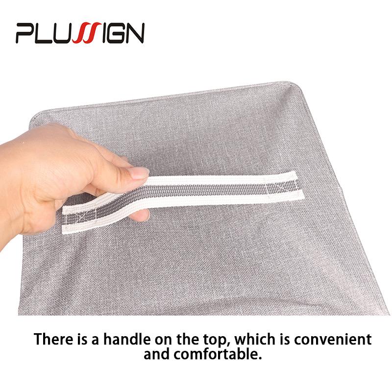 Dust-Proof Wig Display Box For Salon Hand Carry Bag For Hair Toupee Wigs M Size For Long Hair Short Hair Plussign Wig Bag