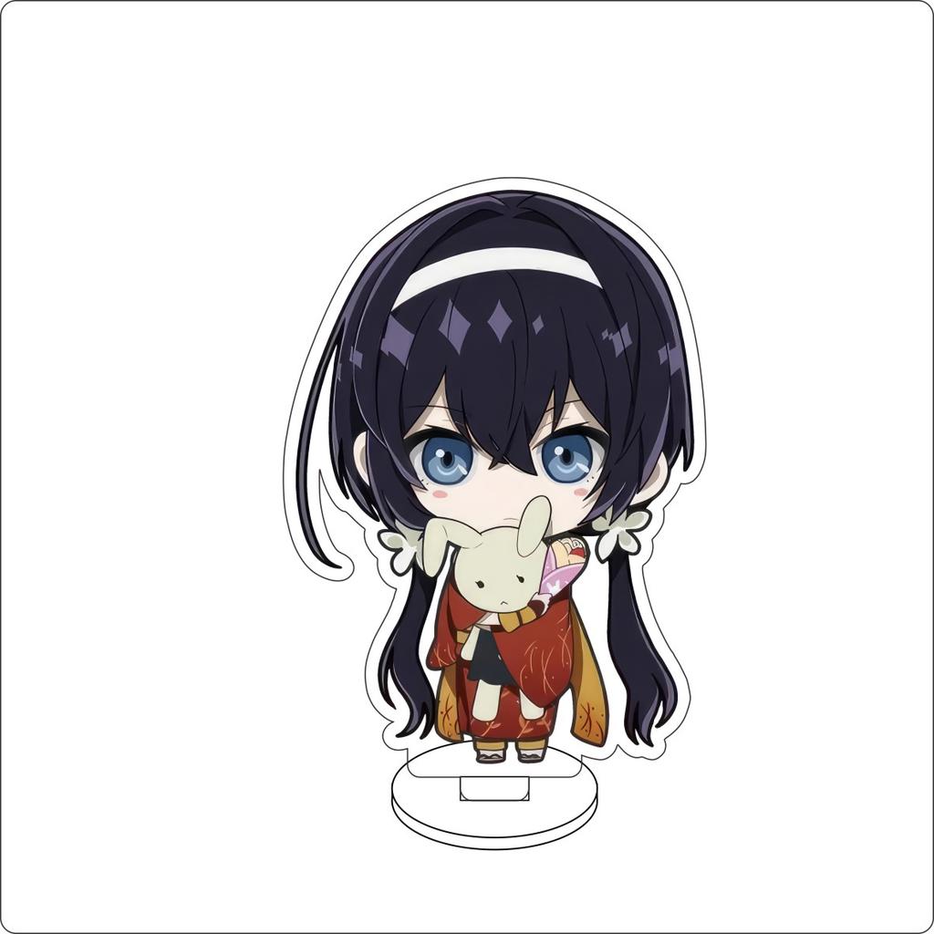 10CM Anime Bungo Stray Dogs Figure Stand Model Nakahara Chuuya/Izumi Kyouka/Edogawa Rampo Cute Desk Decor Standing Sign Gifts