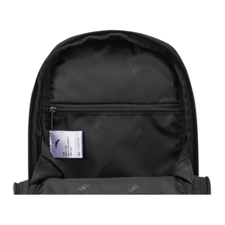 New Anta Fabric Sling Bag Unisex Basic Black 192527131-1