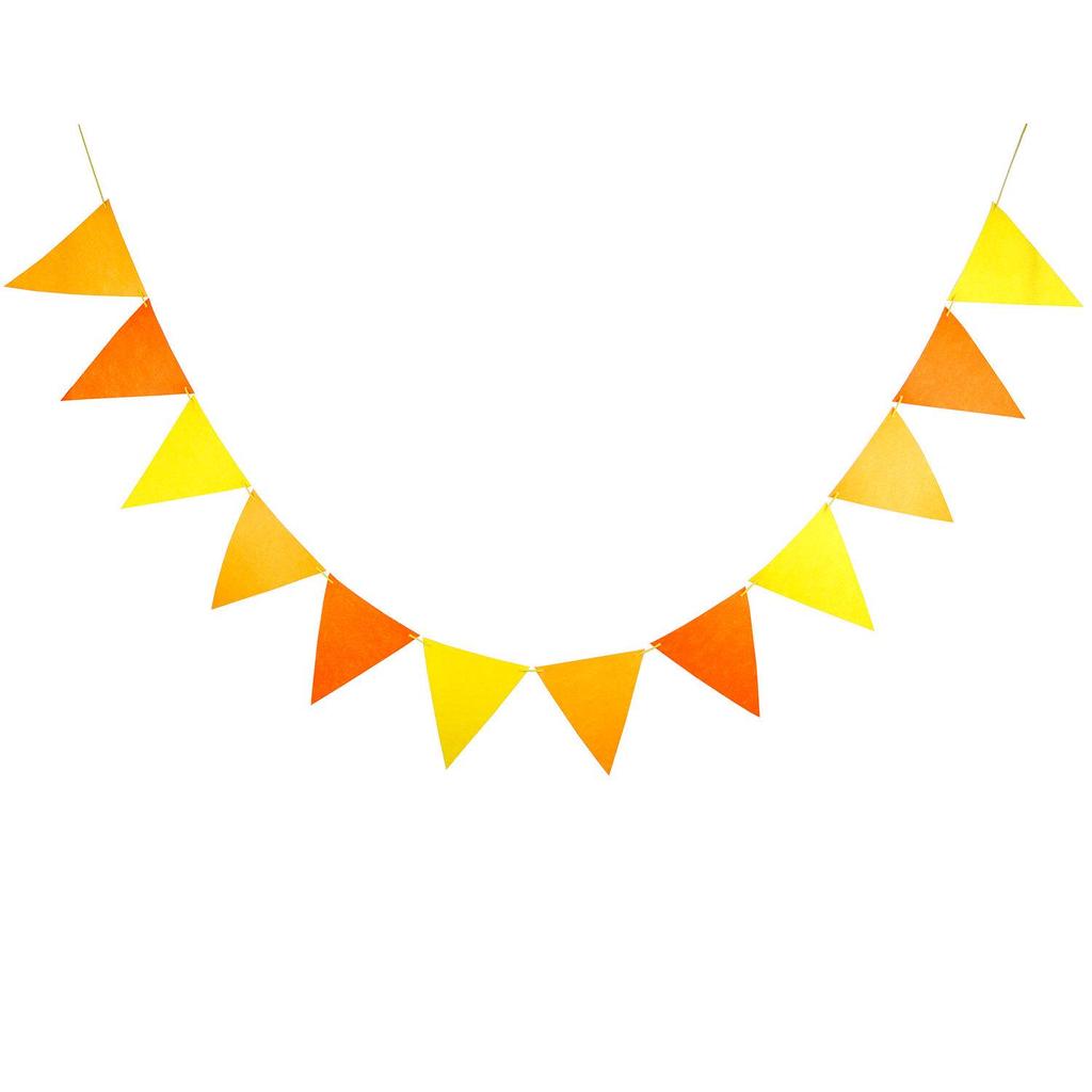 Bunte Feiertagsfilz DIY Wimpelgirlande - Thanksgiving, Halloween, Weihnachten, Geburtstagsdekorationen