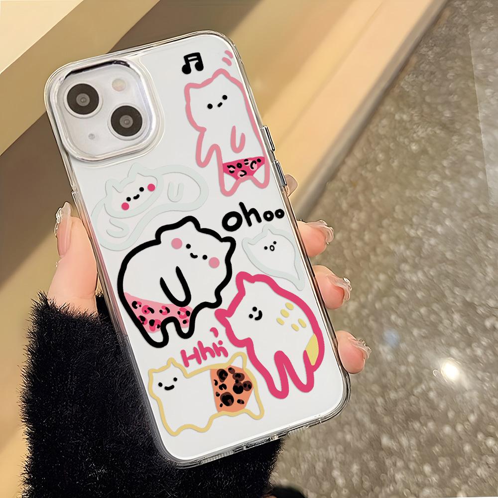 Transparent phone case for iPhone 11 12 13 iPhone 13 14 15 Pro 15 16 Pro Max Samsung A15 A16 A25 A26 A55 A56 S25 S24 S22 S23 Ultra S25 Edge