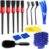 15-Piece Car Air Outlet & Gap Cleaning Brush Set