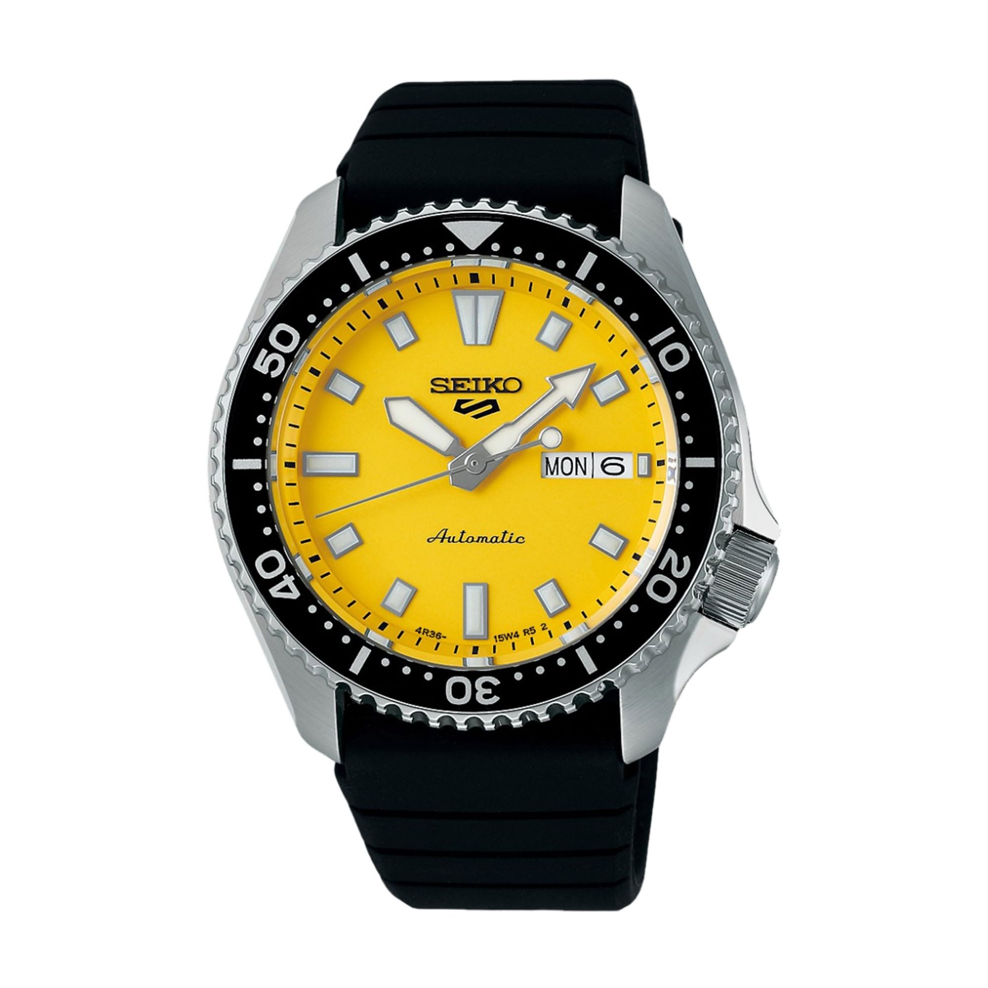 

Seiko Watch Five Sports SKX Series Automatic Watch with Black Silicone Band SKX399 Men s (SRPL89K1) [Used]