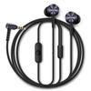 1MORE Drátová sluchátka, Piston Fit, In-Ear typ, s dálkovým ovládáním a mikrofonem, Funkce hovoru, 32 Ohm, Kompozitní membrána, E1009 (Černá)