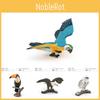 Lifelike Pvc Bird Figurines Set With Snowy Owl Bald Eagle Macaw Seagull And Vulture Models