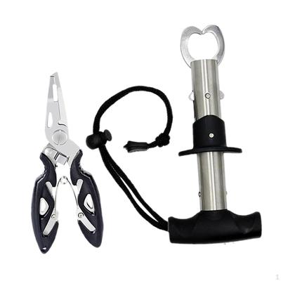 Portable Hook Remover for Men, Ergonomic Handle, Compact, Multi-Function Gift Anglers, Aluminum
