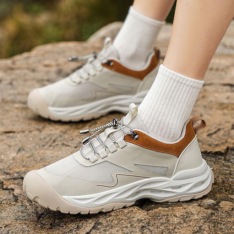 Fashion Outdoor Cushioned Insole Sports Shoes for Men HikingTrekking Trend 2025 Breathable Jogging Stylish Size 9 Gym Man Casual Sneaker