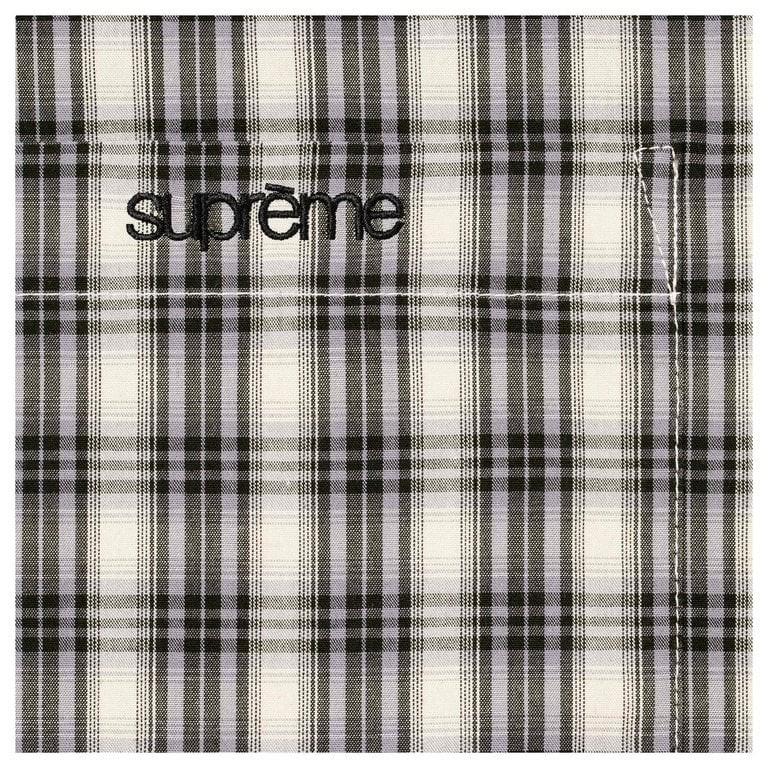 Supreme Mini Plaid S/S Shirt Stone