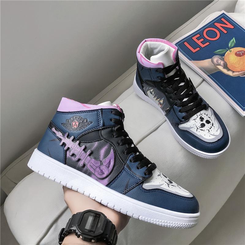 Anime Naruto Sneakers Mid-top Con cordones Air Force One Casual Joint  Couple Sneakers Zapatos de hombre comprar a buen precio — entrega gratuita,  reseñas reales con fotos — Joom