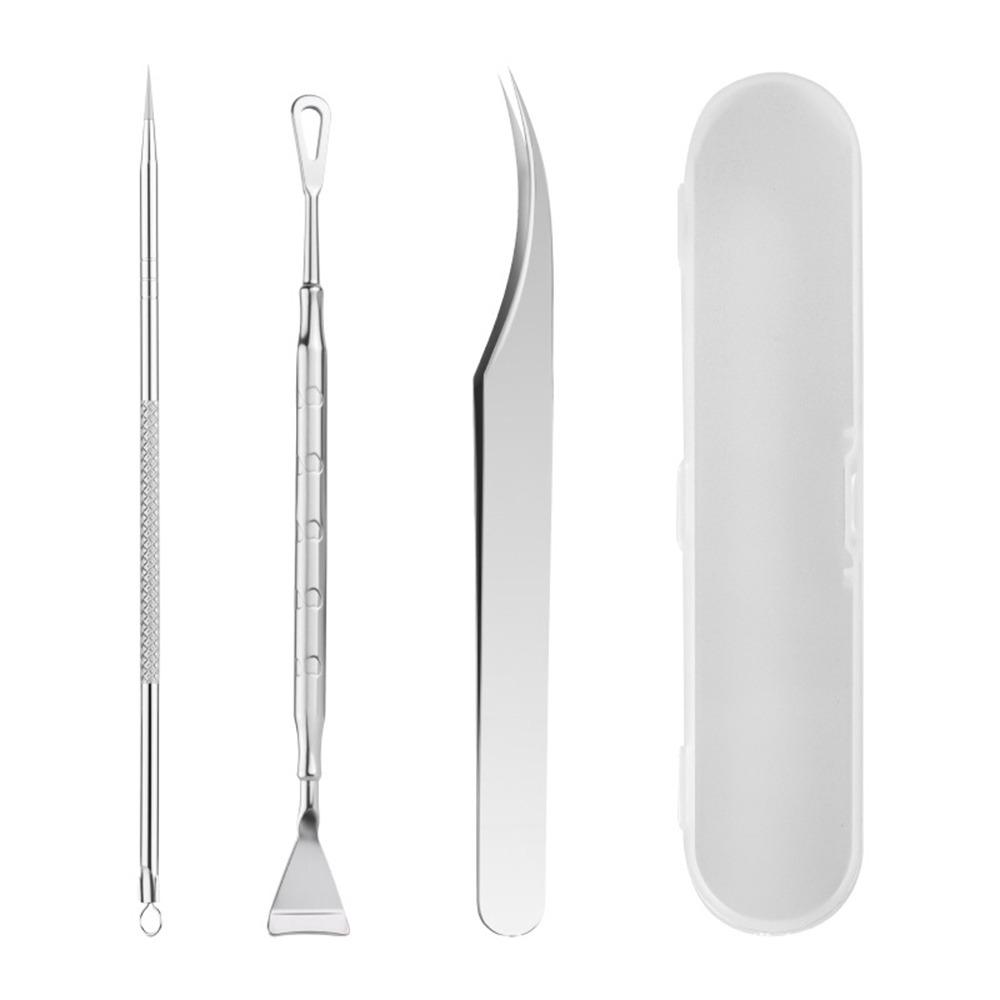 Double Head Blackhead Remover Comedone Removal Stainless Steel Blemish Extractor Tool Whitehead Popping Zit Pimple Popper Tool
