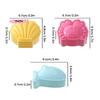 3Pcs Crab Shellfish Fish Onigiri Mold Kit - Home Kitchen Sushi Press Utensils for DIY Bento Convenient Japanese Food Access