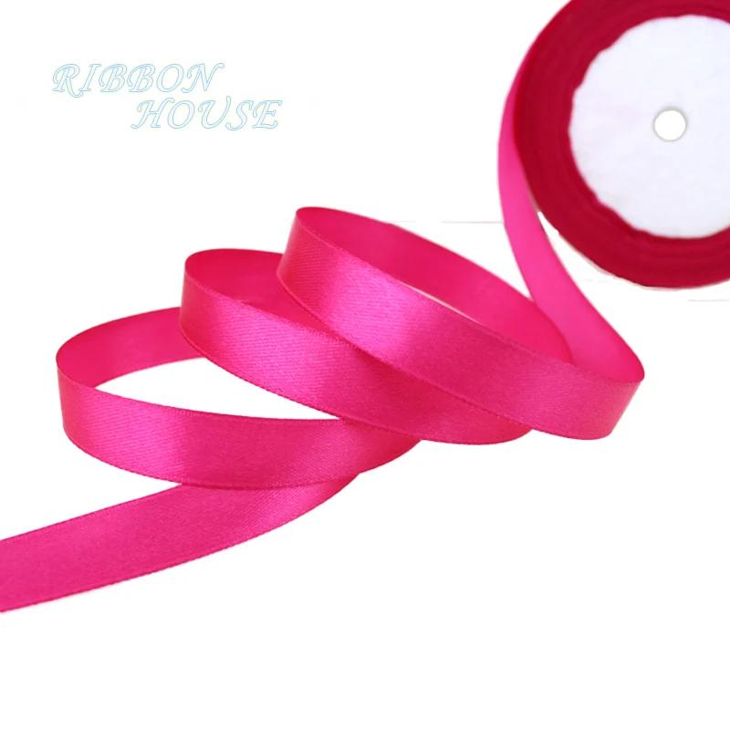 (25 yards/roll) 6mm Single-sided Satin Ribbon Woven Ribbon Gift Packaging Christmas Decoration Handmade Ribbon DIY Wholesale
