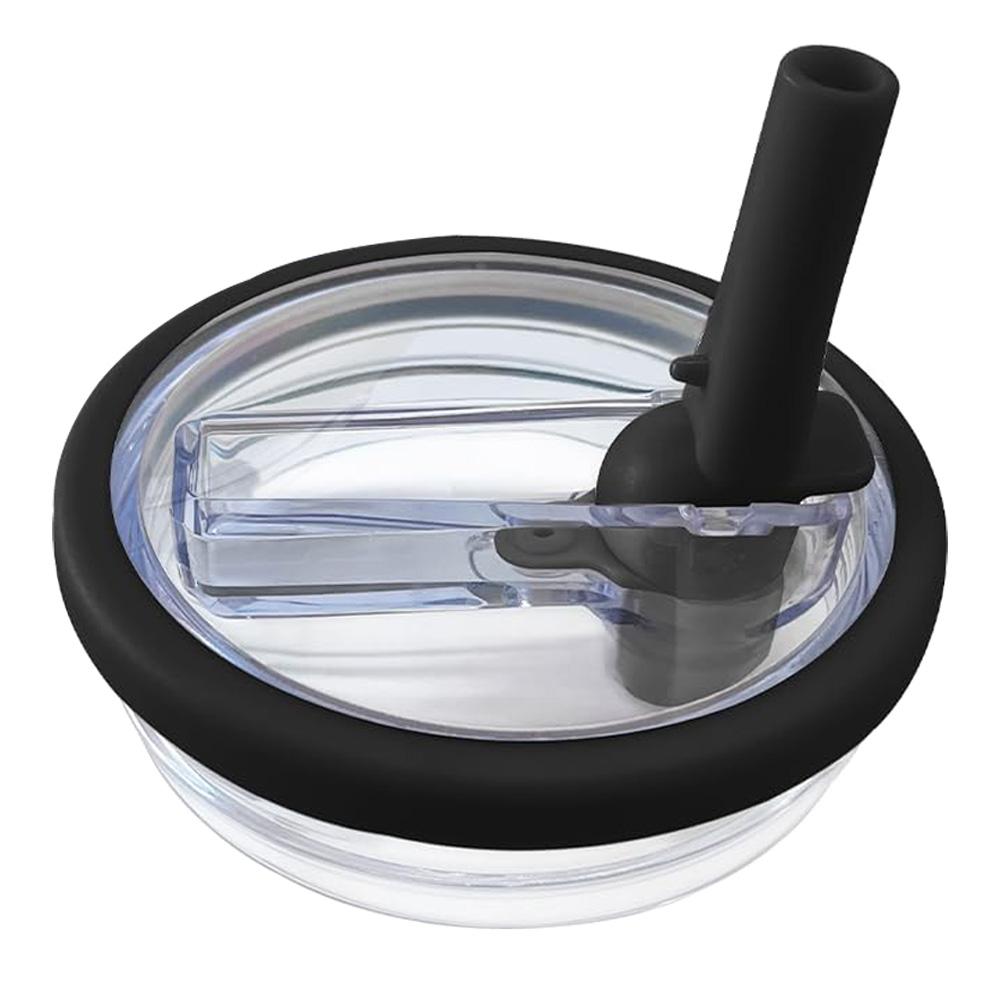 40 oz Replaceable Tumbler Flip Straw Lid for Stanley Cup,Reusable Tumbler Cover, Spill Proof Splash Resistant Tumbler Lids