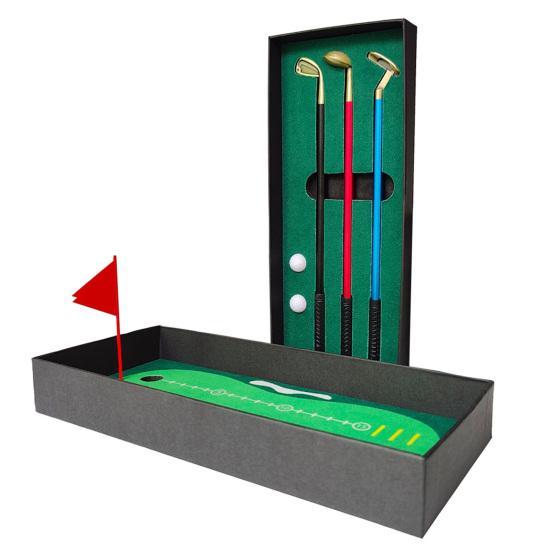 1 Set Mini Golf Pen Set Highly Reductive Golf Mini Course Stress Relief