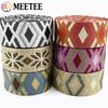 1-10M Meetee 50mm Polyester Webbing Tapes for Backpack Jacquard Bag Strap Ribbon Clothes Decor Bands DIY Sewing Accessories