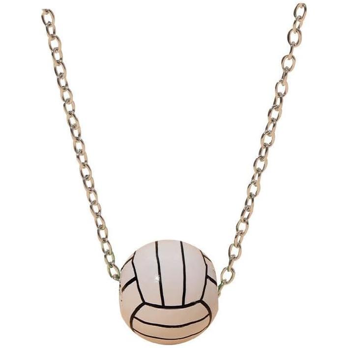 Baseball Short Pendant Necklace Basketball Football Volleyball Ball Pendant Chain Necklace Fashion Jewelry for Fan of Ball ames