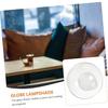 Cabilock Frosted White Glass Globe Ceiling Lampshade, 4.72 Inch Diameter, G9 Bulb Compatible, Soft Light, Easy Installation, Ideal for Chandeliers,