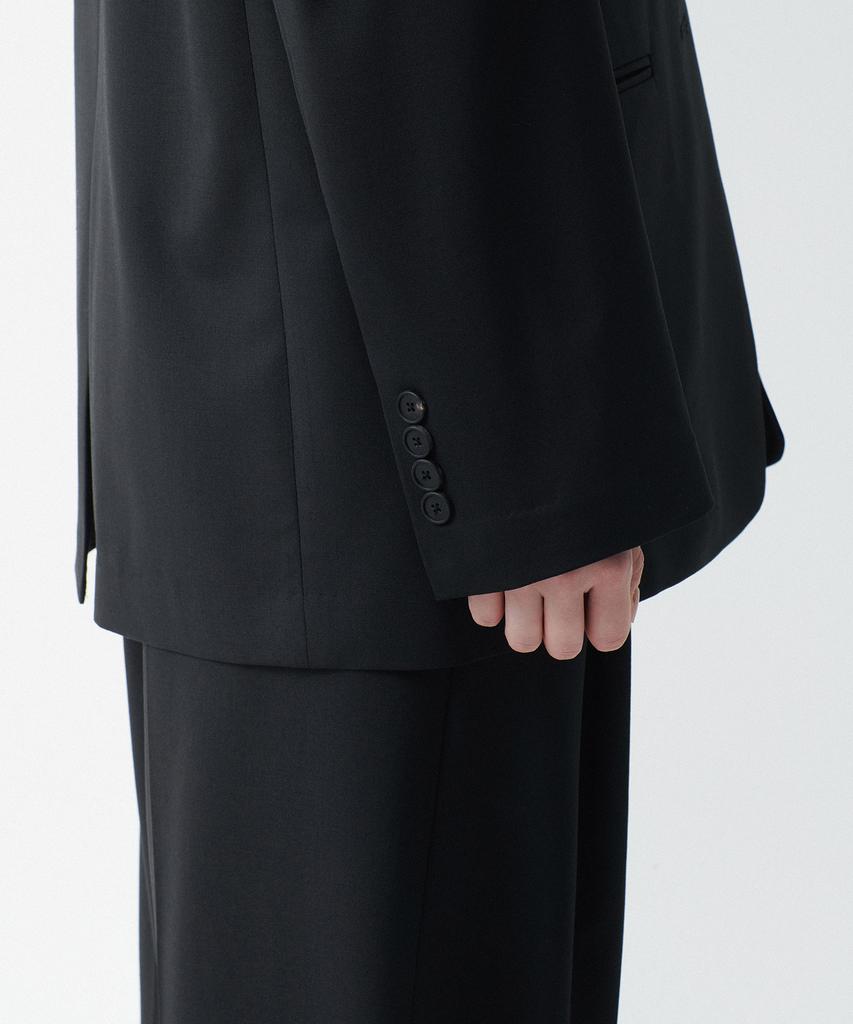Musinsa Standard Woman Women'S Summer Wool Oversized Blazer [Black]