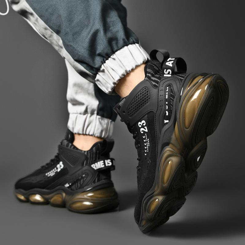 2022 Herren Frühling Professionell Fly Gewebtes Obermaterial Mode Outdoor Sport Basketballschuhe Studenten Athletische Freizeit-Sneaker für Herren