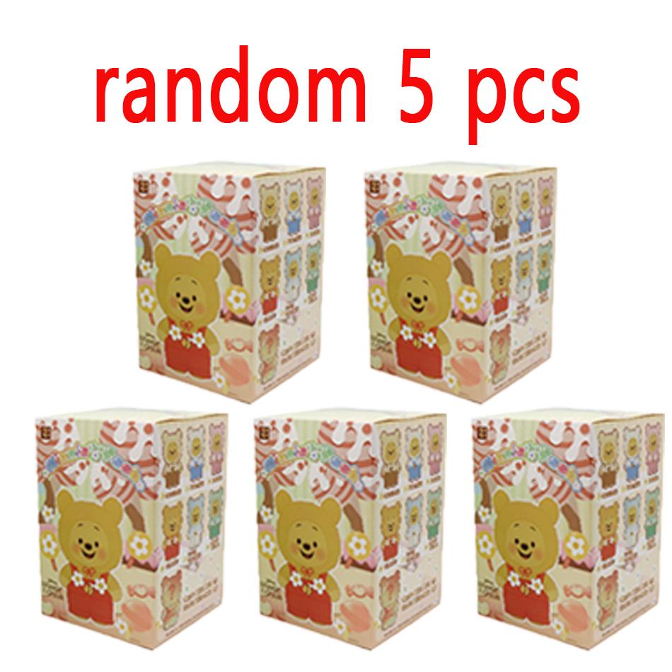 New Miniso Winnie The Pooh Candy Series Blind Box Kawayi Vinyl Face Pendant Pupu Bear Doll Fashion Trend Toy Kids Gift