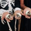 8 Pcs Mini Crafts Halloween Skulls Decor Plastic Small Human Body Model Models Scary Props Fake Skulls Halloween Decorations