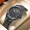 OPK Luxury Fashion Men's Quartz Watch Octagonal Waterproof Night Light Business Men's Calendar Watch