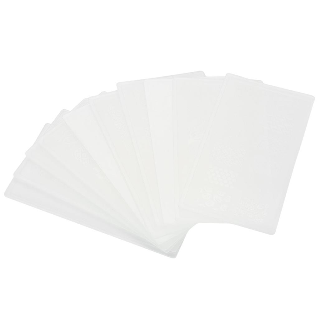 Silicone Nail Polish Transfer Stamper Scraper Template Set Manicure Tool