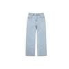MLB New York Yankees Vintage Blumenprint Bequem Locker Weites Bein Schlankmachend Jeans Damenjeans Blau 31DPW2111-50U