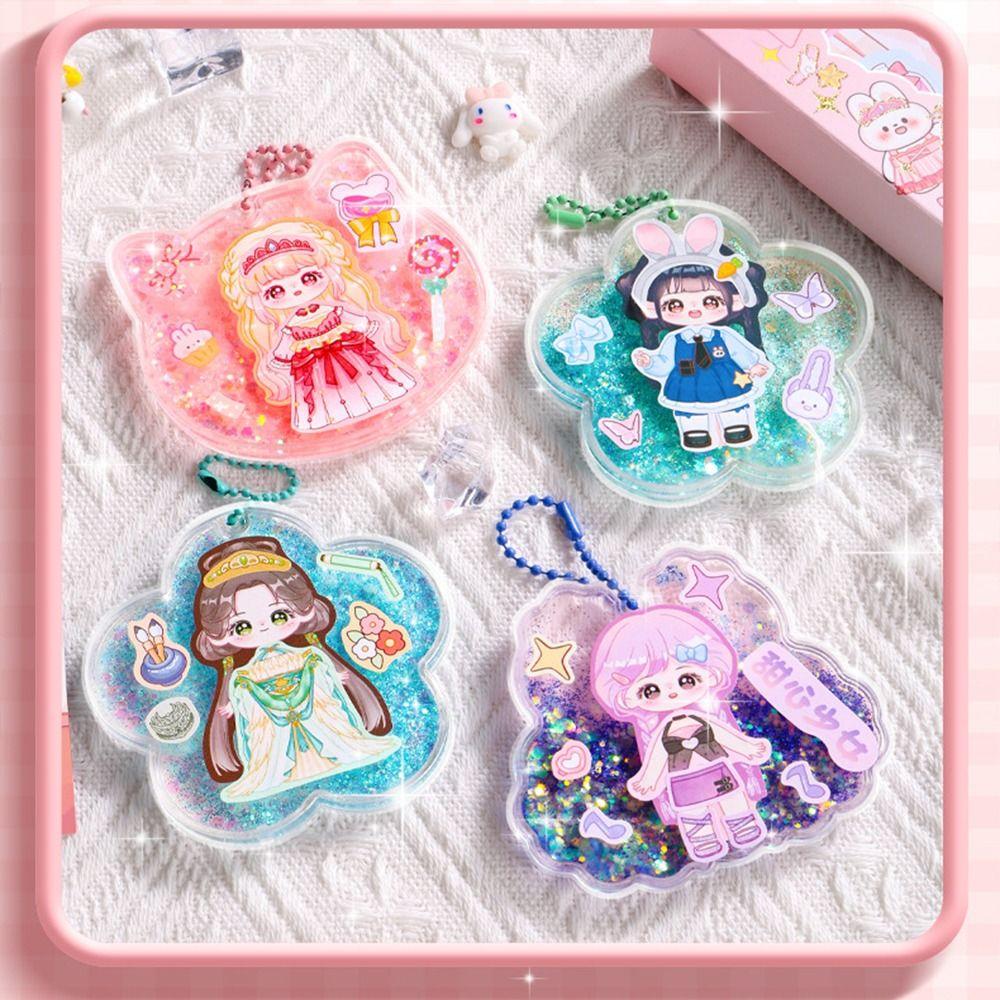 Early Education Little Girl Dress-up Outfit Stickers DIY Decorative Sticker Children