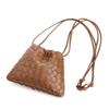 Summer New Leather Hand-woven Cloud Bag Women's Versatile Lucky Bag Women's Shoulder Messenger Bag Women's