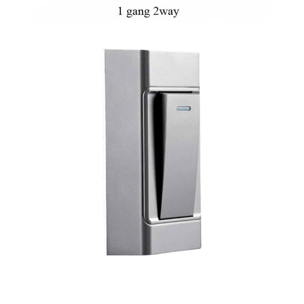 1 Gang 1 Way Surface-mounted Control Switch 2 Gang 2 Way Small Switch Dual Control Switch Bedside
