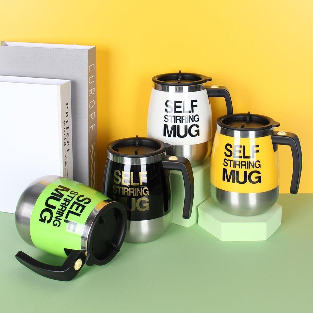 Stainless Steel Magnetic Mixing Mug Large Capacity Electric Smart Mixer  Kitchen Use