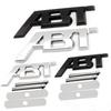 3D Metal Car Rear Trunk Badge Front Grill ABT Logo Emblem Sticker Decal For Golf RS3 ABT S3 S5 Q5 Q8 A4 B8 A3 8V