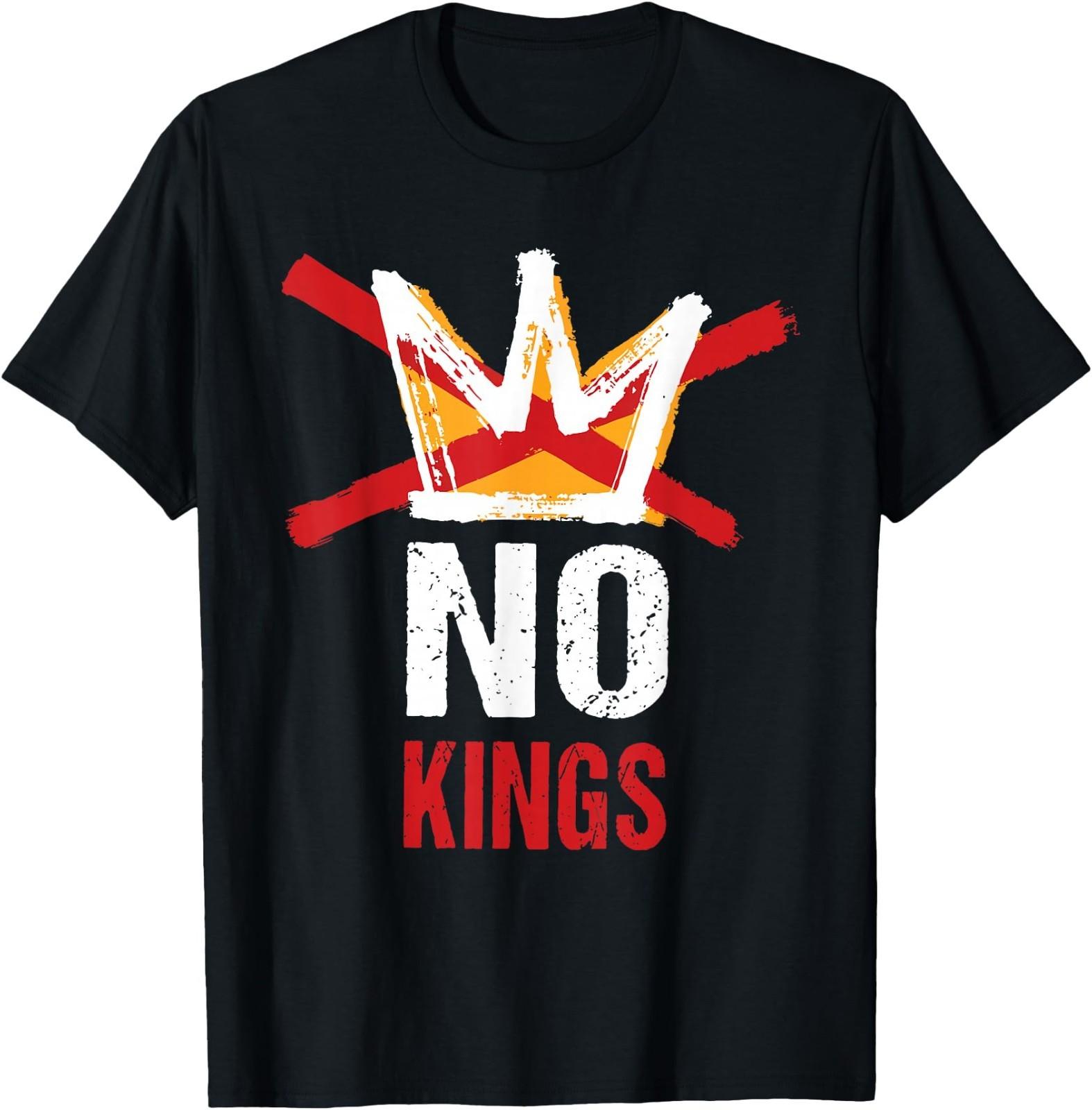 No Kings In America Since 1776 Anti Monarchy Oligarchy T-Shirt ,Unisex Tee S разноцветный
