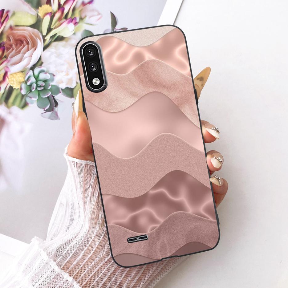 For LG K22 Case LM-K200 LMK200B Luxury Butterfly Tree Painted Cover Soft Silicone Phone Case For LG K22 K 22 LGK22 Fundas Bumper