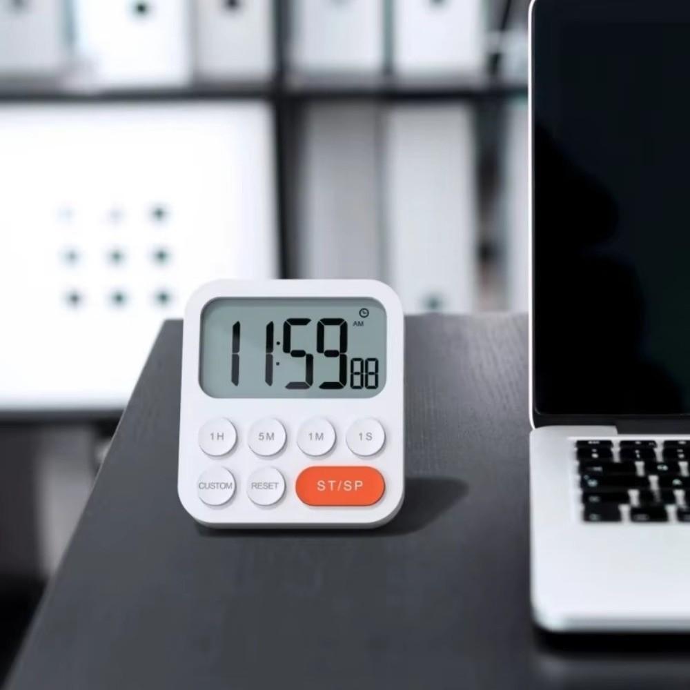 Multifunctional Digital Timer Adjustable Electronic Alarm Clock  Home Cooking