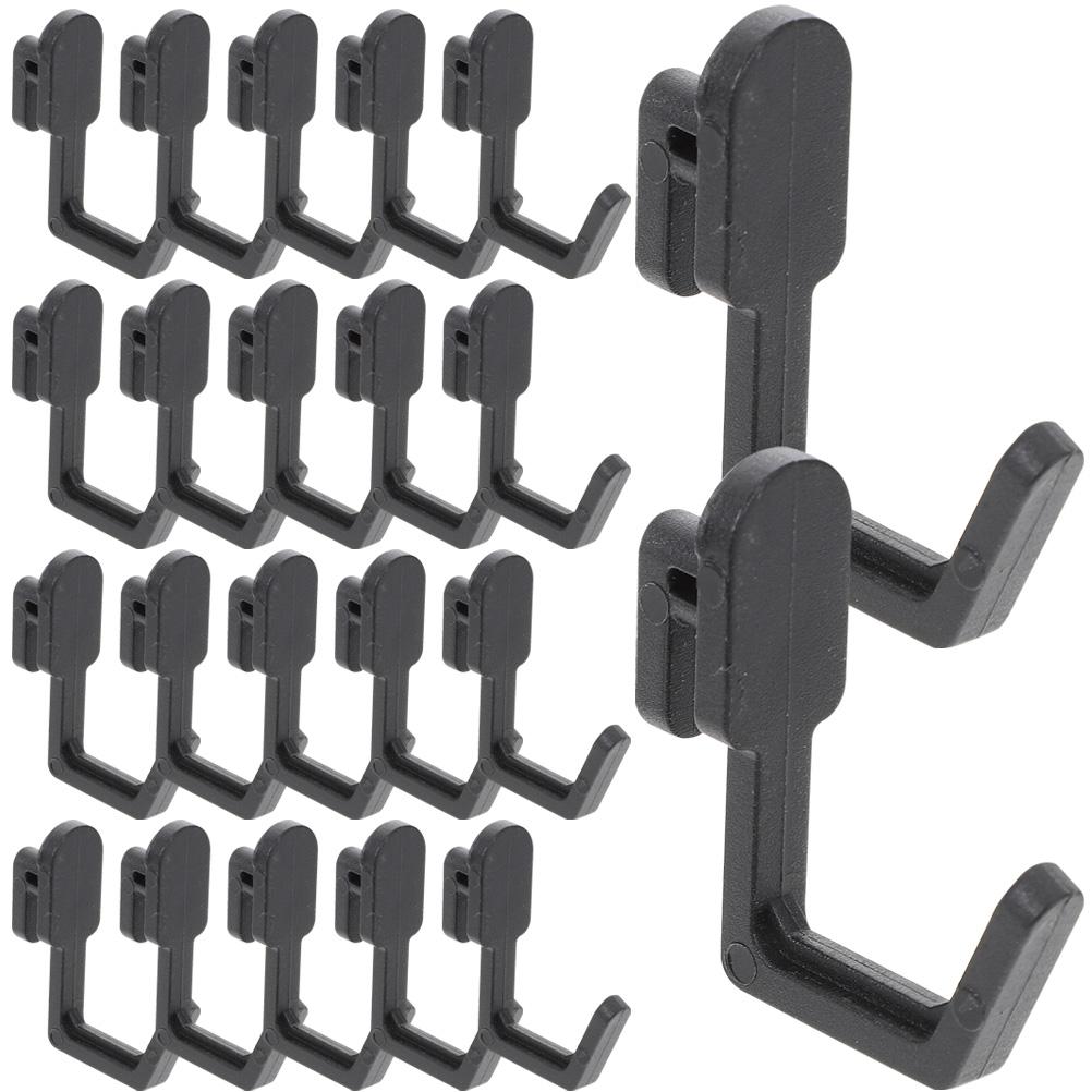 24 Pcs Pegboard Tool Holders Hook Craft Room Organizers and Storage Coat Hanger Hooks for Pegboards